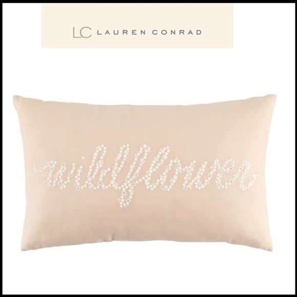 Lc Lauren Conrad Accents Wildflower Oblong Throw Pillow Poshmark